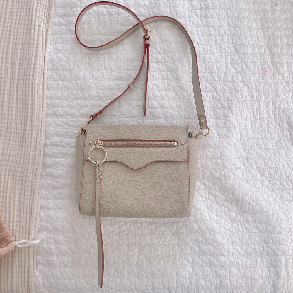 Rebecca Minkoff crossbody light beige nude great condition. New style
